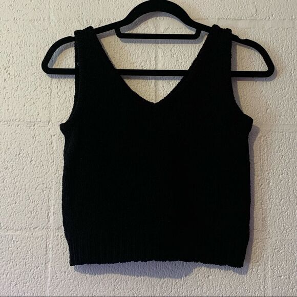 Plush Revolve NWT Cozy Tank and Pant Set in Black - Picture 3 of 7